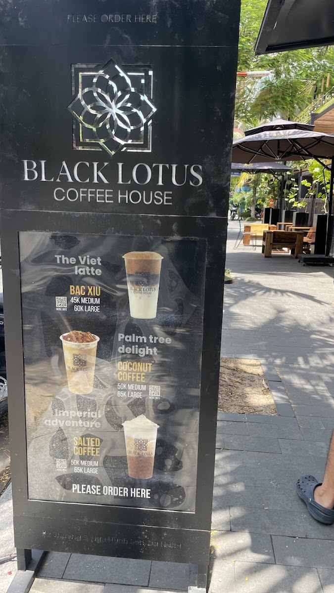 Menu Black Lotus Coffee House : Kiosk-1