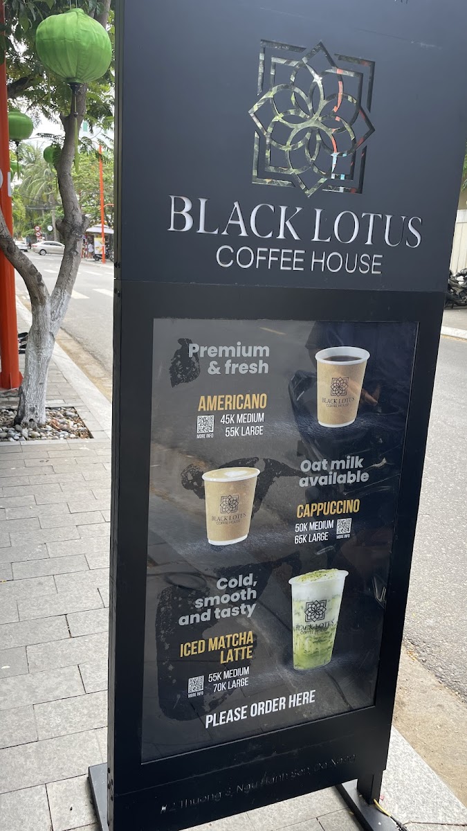 Menu Black Lotus Coffee House : Kiosk-4