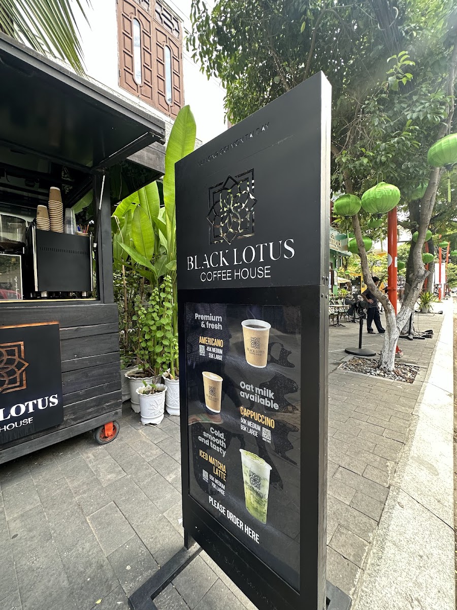 Menu Black Lotus Coffee House : Kiosk-9